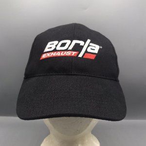 Borla Exhaust Hat Cap Auto Car Racing Adjustable Snapback Black Automotive Tuner